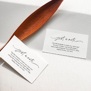 EVERLEIGH Minimalist Enclosure Card - Just a Note
