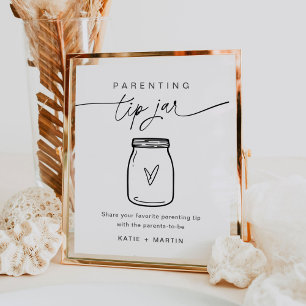 EVERLEIGH Parenting Tip Jar Sign