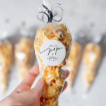 EVERLEIGH Ready To Pop Popcorn Favour Sticker<br><div class="desc">Everleigh Collection - a stunning and minimalist collection that features a modern calligraphy font that is both chic and stylish. This collection offers a timeless and elegant design that is perfect for any event, from weddings to baby showers and everything in between. Embrace the elegance and sophistication of the Everleigh...</div>