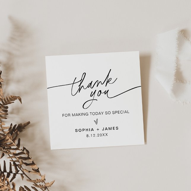 EVERLEIGH Thank You Sign Square Tag (Creator Uploaded)