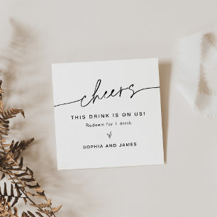 EVERLEIGH Wedding Free Drink Card