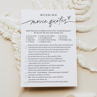 EVERLEIGH Wedding Movie Quotes Bridal Shower Game