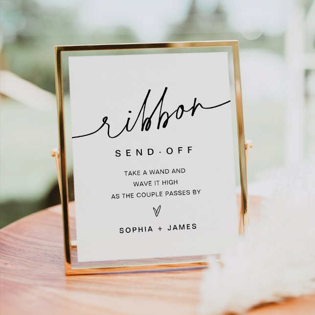 EVERLEIGH Wedding Ribbon Send Off Sign (Creator Uploaded)