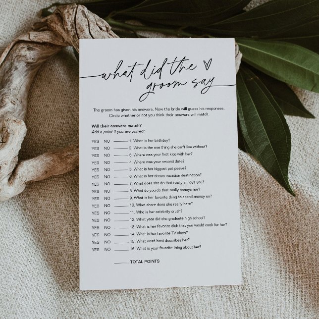 EVERLEIGH What Did The Groom Say Sign (Creator Uploaded)