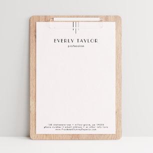 EVERLY Art Deco Business Professional Company Custom Letterhead