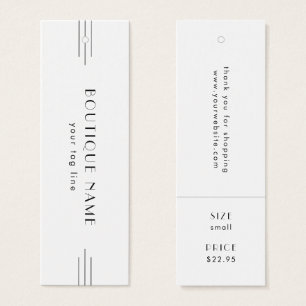 EVERLY Retail Hang Tags Clothing Label Price Tag