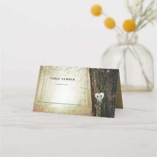 Evermore Enchanted Forest Amber Table Number Place Card