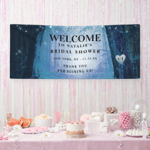 Evermore   Enchanted Forest Bridal Shower Welcome Banner