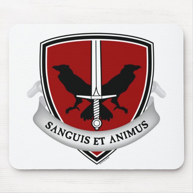 Evernight Academy mousepad -- school crest (Front)