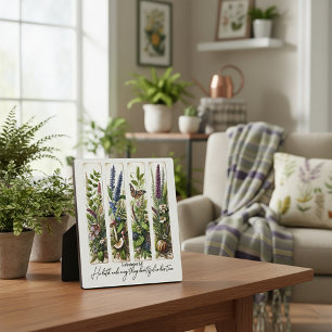 Everthing beautiful in His time botanical Plaque