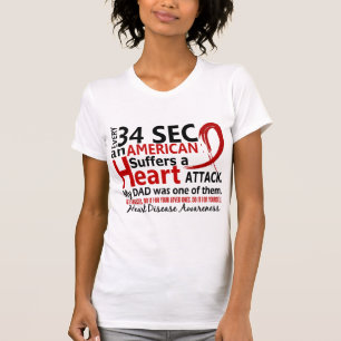 Every 34 Seconds Dad Heart Disease / Attack T-Shirt