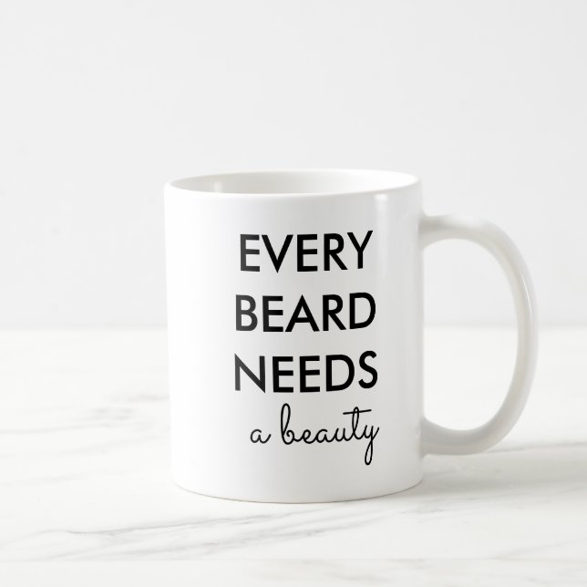 every beard needs a beauty bestselling beard mug (Right)