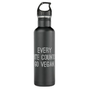 Every Bite Counts Go Vegan 710 Ml Water Bottle