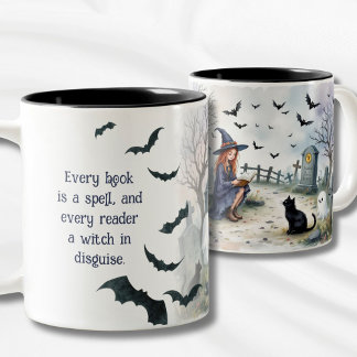 Every Book is a Spell Two-Tone Coffee Mug