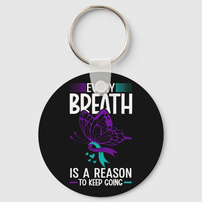 Every Breath Is A Reason Suicide Prevention Awaren Key Ring (Front)