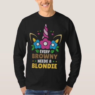 Every Brownie needs a Blondie Tussi Girly Partner T-Shirt