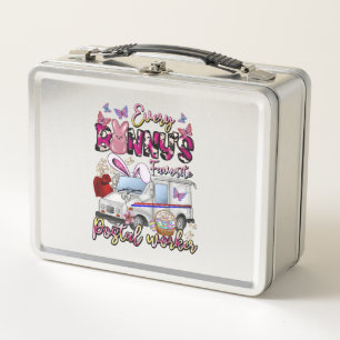 Every Bunny s Favourite Postal Vorker Metal Lunch Box