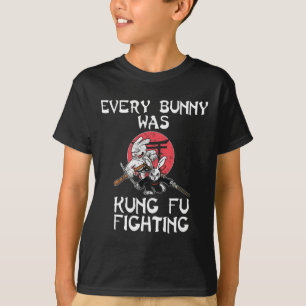 Every Bunny Was Kung Fu Fighting Easter Sunday Rab T-Shirt