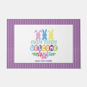 Every Bunny Welcome  Doormat