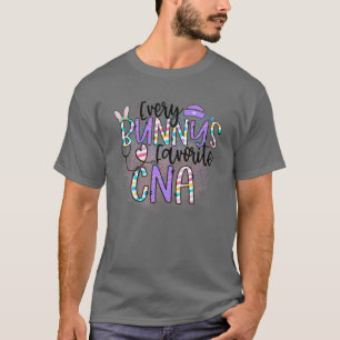 Every Bunny's Favorite CNA Tie Dye CNA Nurse Easte T-Shirt