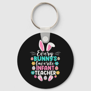 Every Bunny's Favourite Infant Teacher Fun Easter Key Ring