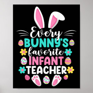 Every Bunny's Favourite Infant Teacher Fun Easter Poster