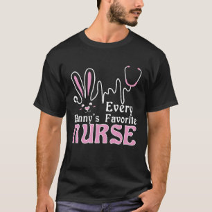 Every Bunny's Favourite Nurse T-Shirt Nurse Funny