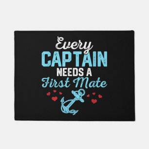 Every Captain Needs A First Mate  Doormat