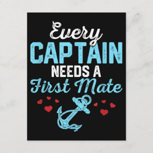 Every Captain Needs A First Mate Enclosure Card