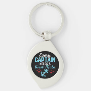Every Captain Needs A First Mate  Key Ring