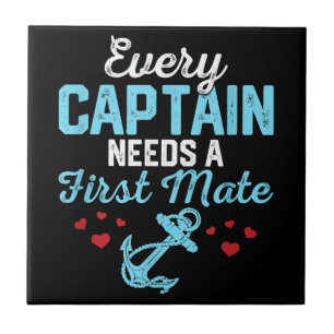 Every Captain Needs A First Mate Tile