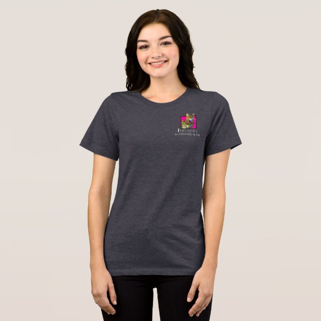 Every Cat is a Masterpiece in Fur Tri-Blend Shirt (Front Full)
