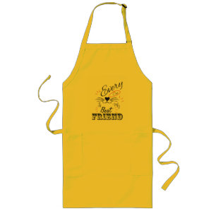 Every Cat Is My Best Friend – Cute Minimal Cat Lov Long Apron