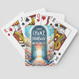 Every Chances is a Doorway to Opportunities Playing Cards