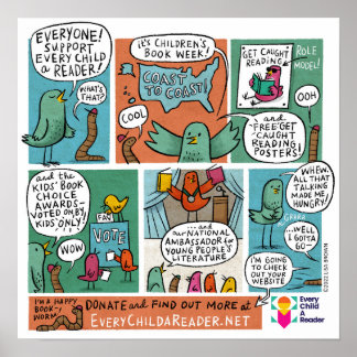 Every Child a Reader Comic Poster