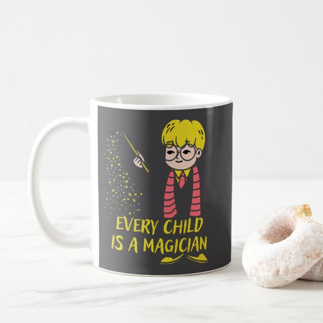 every child is a magician coffee mug (With Donut)