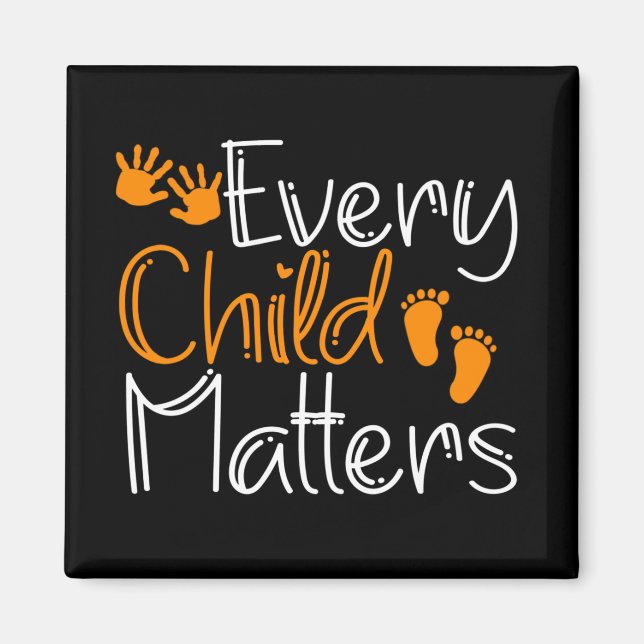 Every Child Matters Orange Magnet (Front)