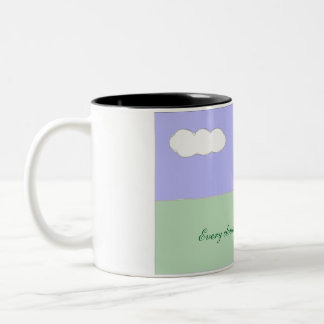 Every cloud has a silver lining Two-Tone coffee mug