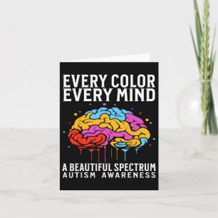 Every Colour Every Mind Autism Awareness Kids Supp Card