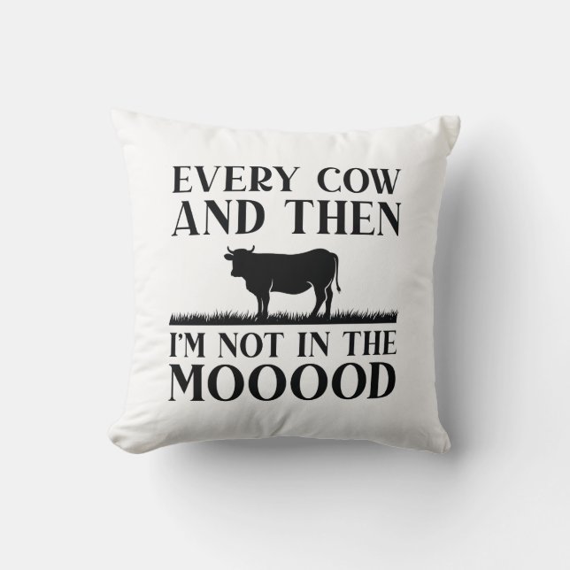Every Cow And Then Cushion (Front)