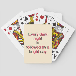 Every Dark Night Playing Cards