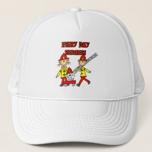Every Day Heroes Firefighters T-shirts and Gifts Trucker Hat