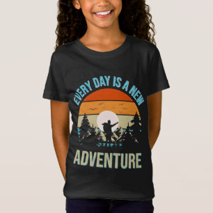 Every Day Is A New Adventure Retro Sunset T-Shirt