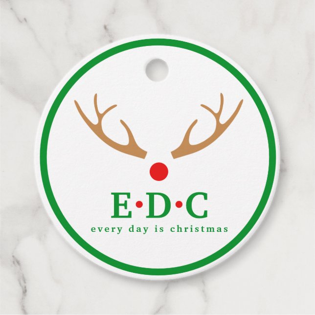 Every Day is Christmas  Gift Tags (Front)