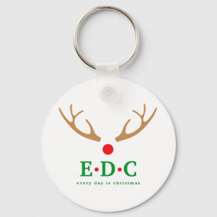 Every Day is Christmas Key Ring
