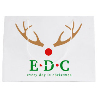Every Day is Christmas Large Gift Bag