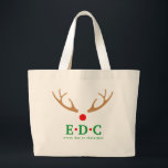 Every Day is Christmas Large Tote<br><div class="desc">Such a perfect way to keep up spirits, bring smiles and most of all - remind us every day about the importance of giving. EDC - every day is christmas Tote. Select the type of bag you would like. You can purchase it as is or delete the image on the...</div>