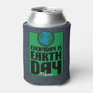 Every Day is Earth Day Can Cooler
