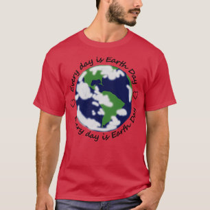 Every Day is Earth Day Eco Hearts T-Shirt
