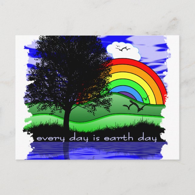 Every Day is Earth Day Postcard (Front)